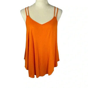 Tresics Asymmetrical Beachy Strappy Sleeveless Flowy Y2K Women Casual Top Size M